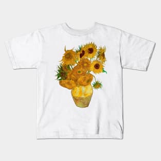 Van Gogh - Sunflowers Kids T-Shirt